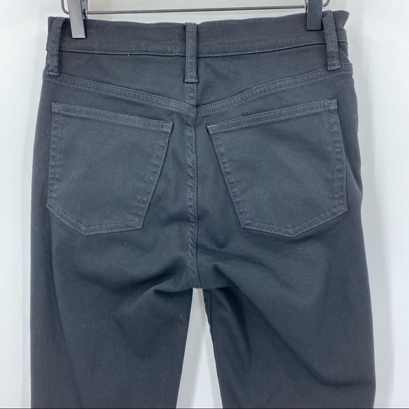 J. Crew 10" Highest-Rise Toothpick Jean in True Black Stretchy Size 28 - Picture 7 of 12